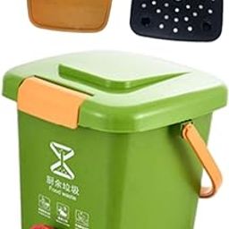 CALANDIS™ Kitchen Waste Compost Bucket Stylish Waste Container for Pantry Home Counter S | Garden Compost Bins | Composting & Yard Waste | Gardening Supplies | Yard, Garden & Outdoor Living-image-56