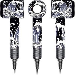 Skin Stickers Compatible with Dyson Hairdryer, Hairdryer Skin Decals，Protective Film Wrap Cover for Hair Dryer HD01 HD02 HD03（White Wave）-image-29