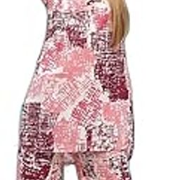 Pink Cotton Printed Stitched Co Ord Set for Women-image-1