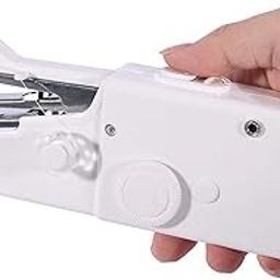 Muej New Handy Stitch Handheld Sewing Machine For Emergency Stitching | Mini Hand Sewing Machine Stapler Style | Silai Machine | Home Tailoring | Hand Machine (White)-image-38