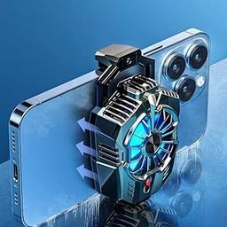 The Thrift Store X20 Mobile Phone Cooler Fan – Dual Gear Semiconductor Radiator with LED Light | Ultra-Quiet 24dB, Fast Cooling for Gaming | USB Powered, Universal Smartphone Clip Fan-image-9
