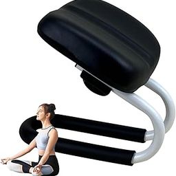 SLEEPHEAD® Prayer Stool | Metal Frame Yoga Stool Adjustable Height,Bench Seat, Meditation Accessories, Non-slip Leg Sleeve, Portable Chair for Home Yoga Studio-image-61