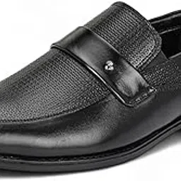 guava Leather Mocassin Slip-On Semi Formal Shoes for Men-picture-43