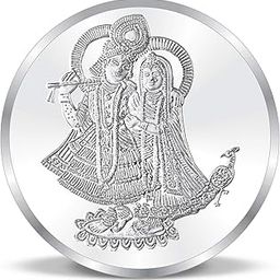 Precious Moments BIS Hallmarked Silver Coin Radha Krishna 10 gm 999 Pure-image-8