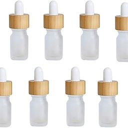 Cabilock 8pcs Frosted Dropper Bottles for Essential Oils and Fragrance Refillable Containers Droppers for Travel and Home Use-image-26