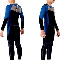 Children Diving Suit, Boy Wetsuit Zipper Design Fine Workmanship Stylish Comfortable for Man for Diving for Swimming(M125, 4 Yards)-image-62