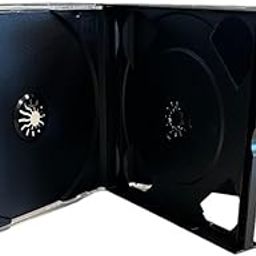 MediaPack4All 24mm Chubby Multi-Three Jewel Case (Three-Disc Capacity), Black Chubby Jewel Case for CD/DVD Storage (10)-picture-18