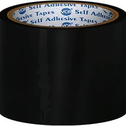 VCR Black Color Tape - 50 Meters in Length - 72mm / 3" Width - 01 Roll Per Pack - BOPP Self Adhesive Tape for Arts and Craft use, Box Packing, Office and Home use-picture-18