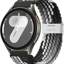 20mm Braided Watch Straps Compatible with Samsung Galaxy Watch 6 Classic Strap 43mm 47mm/Galaxy Watch 7 6 5 4 Nylon Solo Loop Replacement Watch Band for Amazfit GTS 4 (No Watch)-image-37