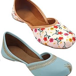 Babbotty Womens Fashion Combo Ethnic Jutti Pack of 2-image-140