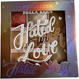 QUEEN BEE LUXURY Bela Keen 8 Colors Highlighter cum Eyeshadow Palette for Women & Girls | Shimmer & Matte Finish | Long-Lasting | Pack Of 1-4