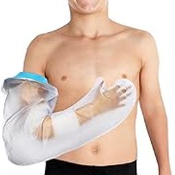 Waterproof Cast Cover for Shower Arm Kids Soft comfortable Watertight seal to Keep Wounds Dry,Child Bath Bandage Protector Cover Perfectly Broken Hand,Wrist, Finger,Elbow with No Mark on Skin Reusable-30