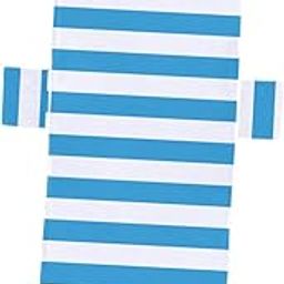 bnf® Stripe Beach Chair Cover Women with Pocket for Vacation Swimming Pool Travel Blue White | Gym Towels | Fitness Equipment & Gear | Fitness Running & Yoga-image-117