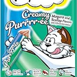 Temptations Creamy Purrrrr-ée Lickable Cat Treats, Maguro and Scallop Flavour, 48 g, Made with Real Fish, Goodness of Protein, Vitamins & Minerals-picture-22