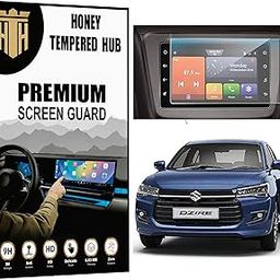 TouchScreen Guard For MARUTI SUZUKI DZIRE VXi & ZXi 7 INCH Music Infotainment System Display Screen Protector | Car Navigation Accessories 2024 [Not Tempered Glass] 7 INCH-18