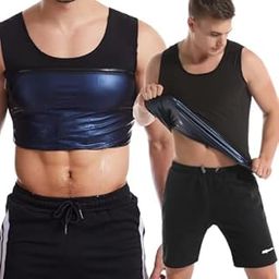 OSFT Men Sweat Shaper Vest for Weight Loss Slimming Sauna Body Shaper Tank for Gym, Workout, Tummy Control & Fat Burn-image-32