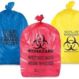 Bio-Hazard Medical Waste Bags, Size 21 x 24 Inches, Capacity 15 Liters, LDPE Material, Set of 30 Pieces,-31
