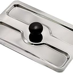UOIENRT Toaster Dust Cover, Stainless Toaster Appliance Top Cover, Steel Electric Bread Maker Upper Cover for Bread Machine-81