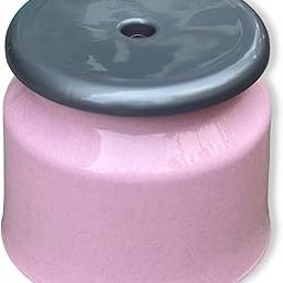 Mahaware Bathroom Patla Stool | Plastic Stool for bathrooms for Adults | Anti-Slip with Strong Bearing | Solid Surface & Unbreakable Material | Mint Granite Pink-image-7