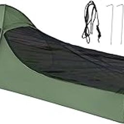 Bivy Tent Compact Portable Windproof Oxford Cloth for Outdoor Camping Hiking Dark Green| Sports Equipment | Outdoor Sports Gear | Exercise Gear-image-50
