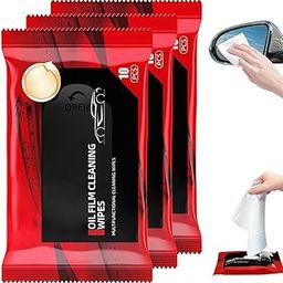 BELARO Car Glass Oil Film Removal Wipes,1 Pack / 10 wipes Automotive Oil Film Cleaning Wipes for Windshield, Window & Car Glass Cleaner Wipes, Multifunctional Wet for Quick Cleaning Oil Film-image-14