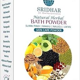 SRIDHAR Natural Herbal Bath Powder Ubtan Maavu Nalangu Sunni Pindi for Healthy Skin & Body Scrub, Makes Skin Smoother & Brighter-image-44