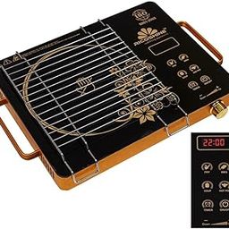 ModishOmbre Ricoshine Infrared Induction Cooktop with Grill Stand|2200 Watt|Touch Panel|Quick Heating|Time Control Function|Over Heating Protection Induction Cooker Suitable All Type of Utensils-17