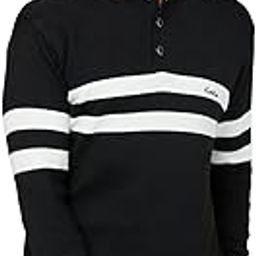 Men High Neck Full Sleeve Winter Woolen Button Sweater-image-10