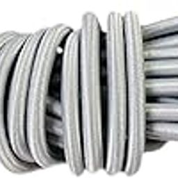 UJEAVETTE 4X 0 Gravity Chair Cords Premium Elastic Cord Laces for Lawn Patio Chairs Silver Grey-picture-10