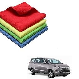 KOZDIKO Microfiber Cleaning Cloth Car 300GSM 40x40 cm Pack of 4 for Toyota Innova Crysta-image-1