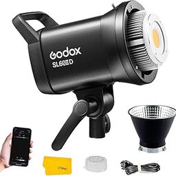 Godox SL60IID 60W LED Video Light,CRI96+ TLCI97+ 5600±200K,Builtin 8 FX Effects,APP/2.4GWireless Remote Control Adjust Brightness,Bowens Mount LED Light for Video Recording Wedding Outdoor Shooting-26