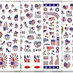 HEAVENGLOW Nail Decal Sticker American Nail Art Decoration Nail Wrap-image-56