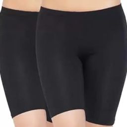 Women's Cotton Cycling Shorts/Ladies Cycling Shorts/Girls Cycling Shorts(Black)-image-5