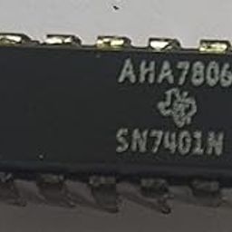 IC SN7401N Integrated Circuit, AHA7806, Quad 2 input Positive Nand Gate.-image-83