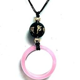 Tibetan Buddhist Auspicious Om Mani Padme Hum Mantra Engraved Lucky Charm Multi Colour Ring Pendant For Men And Women-image-58