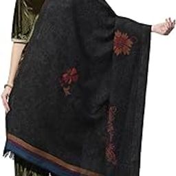 Women's Black Kani Jamawar Pure Wool Shawl_IJS84N_Black-image-91