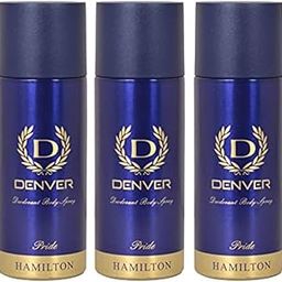 DENVER Pride Deo - 165ML Each (Pack of 3) | Long Lasting Deodorant Spray for Men-54