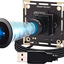 IEights 720P 60FPS Wide Angle USB Camera Module - High Speed USB Webcam with HD Video Industrial Lightburn Camera - Compatible with Windows, Linux, Mac, Android-15