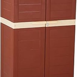 Prima Alfa-Deluxe Plastic Cabinet with Extension for More Storage (Medium) | Space Organizer | Cupboard | Multipurpose for Home Kitchen & Office-6