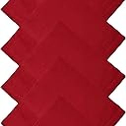 Men's Red Handkerchief 6 Pc Set-image-98