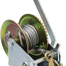 PASHANDOZ Hand Crank Winch Tow Cable with Hand Gear Winch Heavy Duty Cable Hand Winch Steel Wire Rope Manual Winch for Lifting Boat Portable Mini Hand Winch Steel Cable Reeling Hand Winch Machine-30