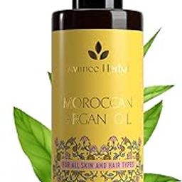 Avimee Herbal Pure Moroccan Argan Oil | Repairs Split Ends, Reduces Breakage, and adds Shine | Enriched With Vitamin E | Mineral Oil Free | 50 mL-16