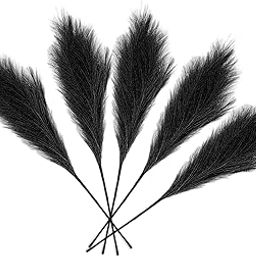 HEAVENGLOW Faux Artificial Pampas Grass 70cm Decor Bouquet for Home Decor Black-image-81