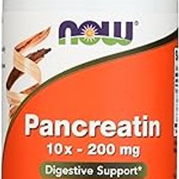 NOW Foods Pancreatin 10X -- 200 mg - 100 Capsules-57