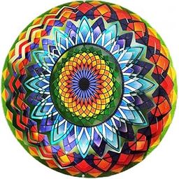The Artment Your Artistic Apartment Celestial Harmony Multicolor 12inch StainlessSteel Vibrant 3D Sculpture for Indoor and Outdoor Use Wind Spinner (Model - 4)-image-29