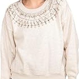 Women's Cotton Polyester Sweatshirt, Full Sleeves Embroidered Sweatshirt for Winters, Casual Round Neck Loose Fit for Womens, Regular Fit Winter Wear Warm Top for Girls-image-98