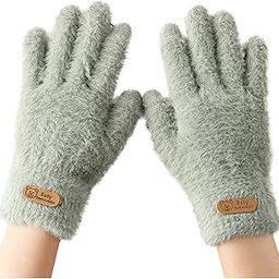 MAGIC Thick Gloves Winter Winter Touchs Touchs Gloves Autumn Skiing Fall Screen Screen Warm Women's Gloves Outdoor Gloves_Pack Of 01(Free Size,Green)-image-13