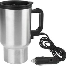12V Car Kettle - Stainless Steel Travel Coffee Mug, Heated Thermos, Car Water Heater, Tea & Coffee Maker, Travel Kettle for Hot Water Pack of 1-picture-25