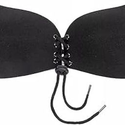 Women's & Girl's Nylon & Spandex Strapless Silicone Wire Free Push up Stick-On Bra (Pack of 1)-image-78