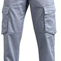 Men’s Regular Fit 7-Pocket Solid Cotton Utility Cargo Pant with Zipper & Flap Pockets | Durable & Comfortable for Work, Travel & Casual Wear-image-25